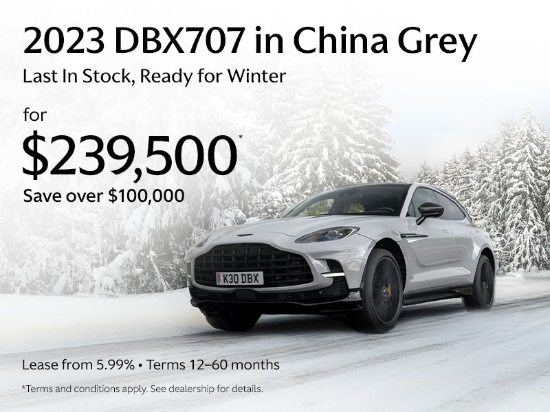 2023 DBX707 in China Grey