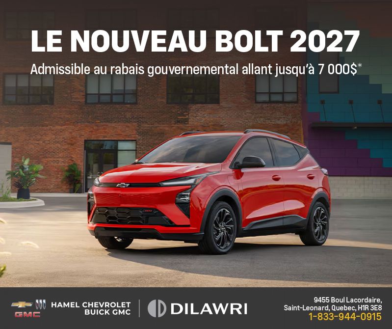 La nouvelle Bolt 2027