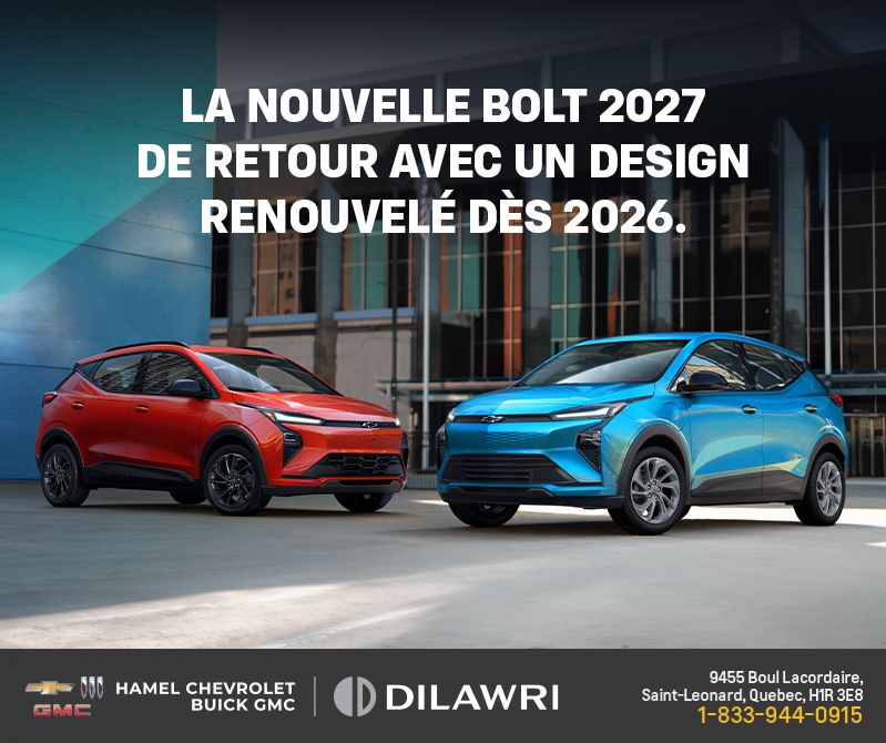 La nouvelle Bolt 2027