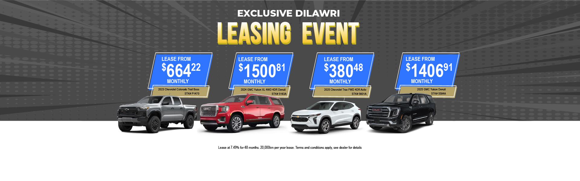 25OCT - FROST GMC - DILAWRI LEASING EVENT