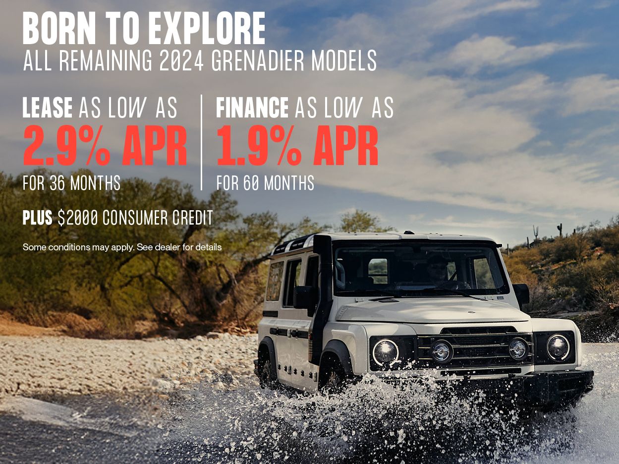 Lease or Finance the 2024 Grenadier