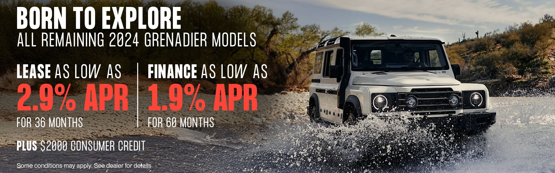 Lease or Finance the 2024 Grenadier