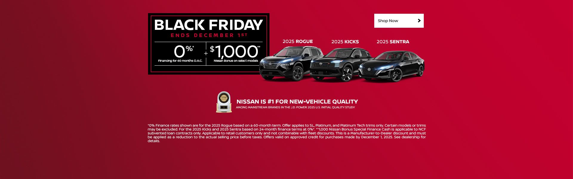 Nissan Black Friday 2025