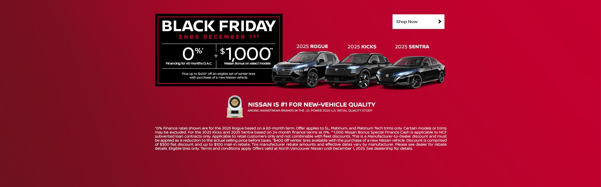Nissan Black Friday 2025
