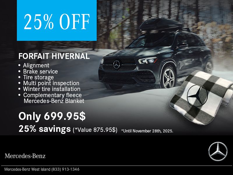 25% OFF WINTER PACKAGE
