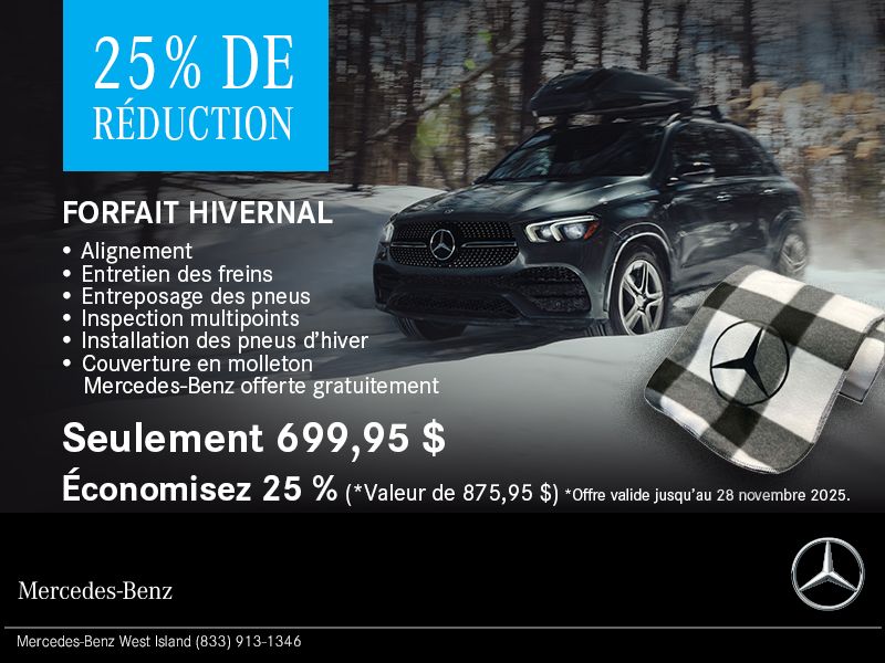 25 % DE RÉDUCTION SUR LE FORFAIT D’HIVER.
