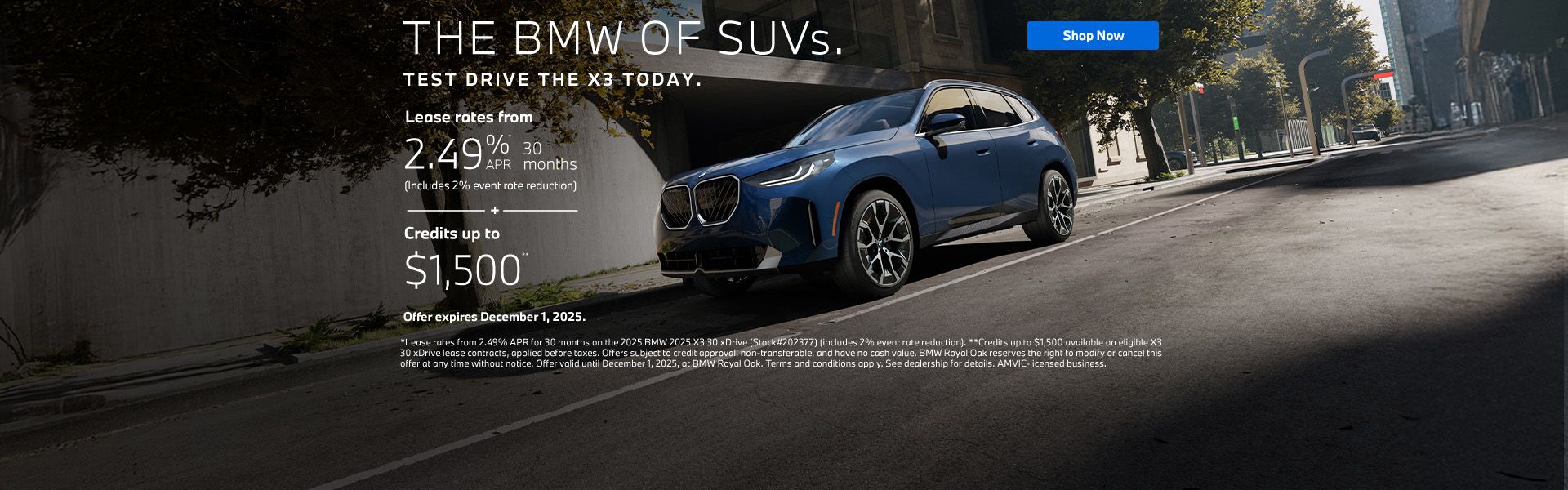 The BMW of SUVs | X3