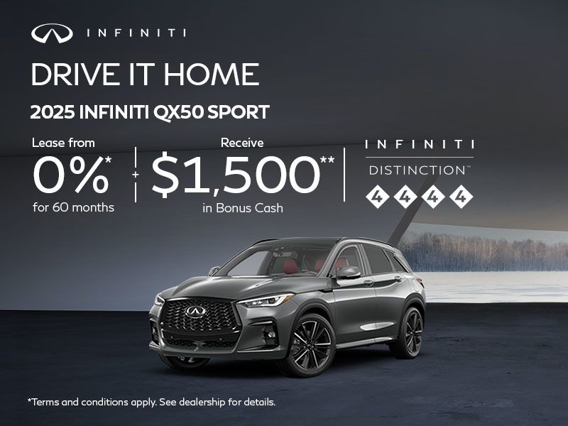 Drive it Home – 2025 QX50 Sport