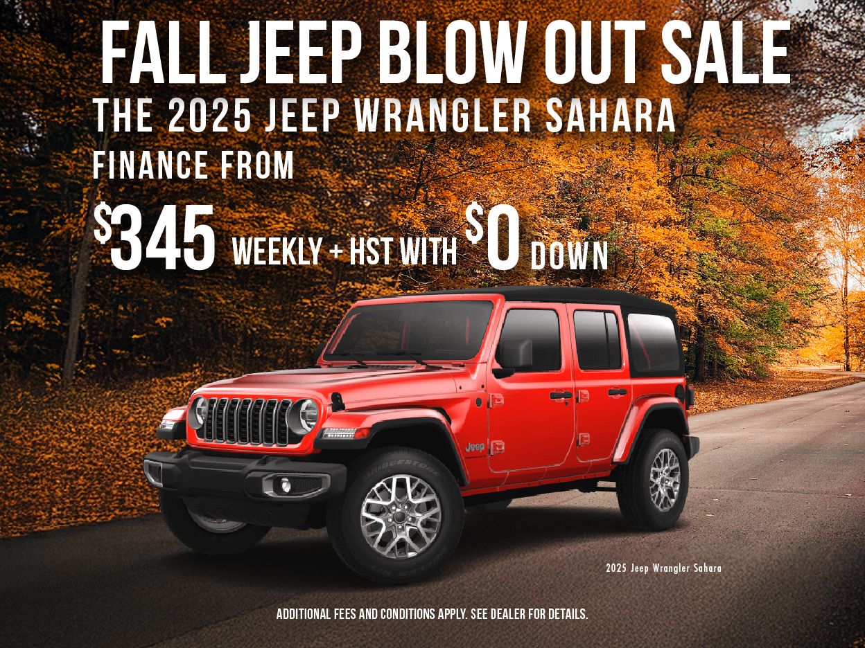 Fall Jeep Blow Out Sale!