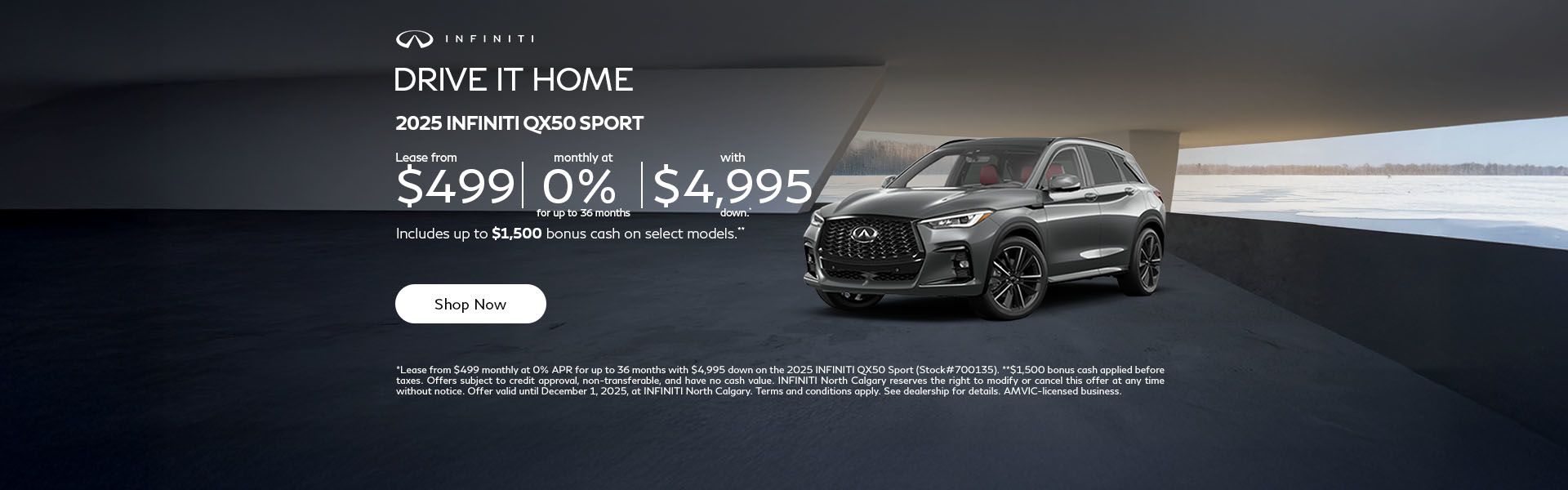 Drive It Home | 2025 INFINITI QX50 Sport