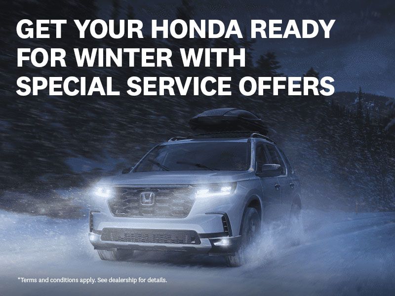 Get Your Honda Ready for Winter with Special Service Offers