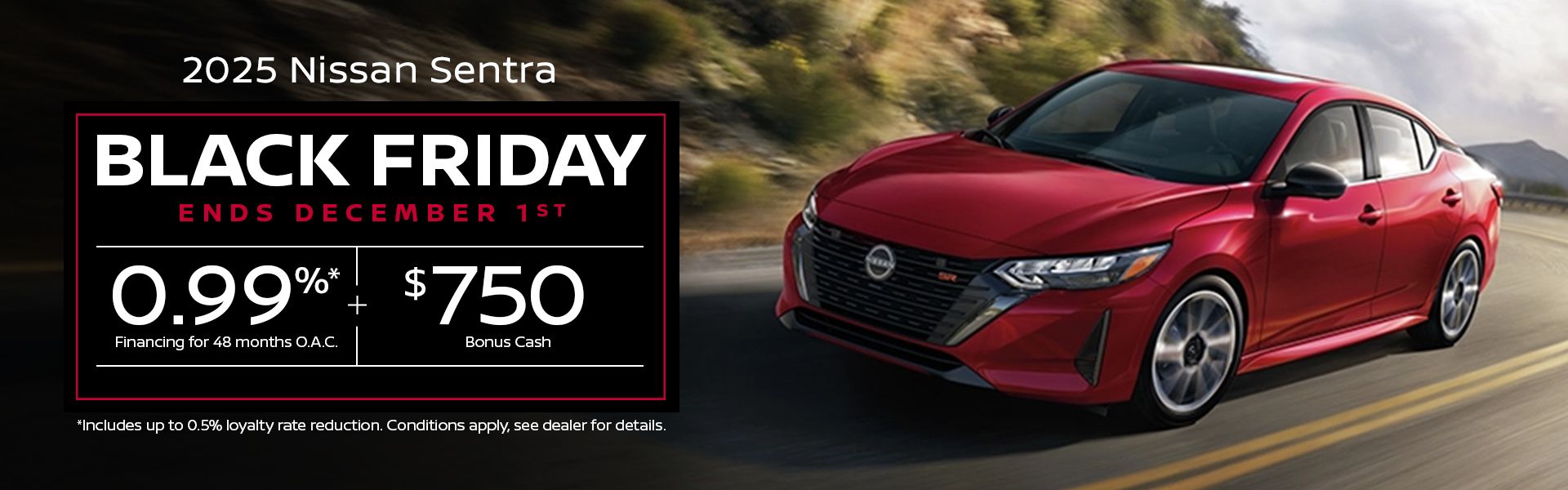 2025 Sentra - November Offer