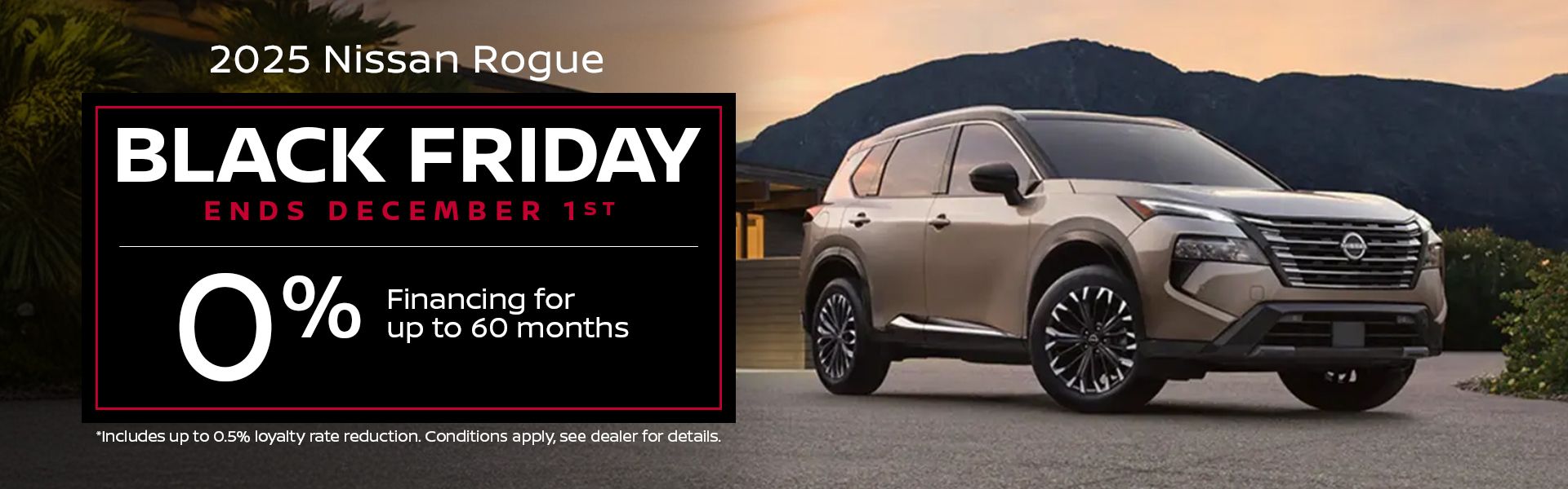 2025 Rogue - November Offer