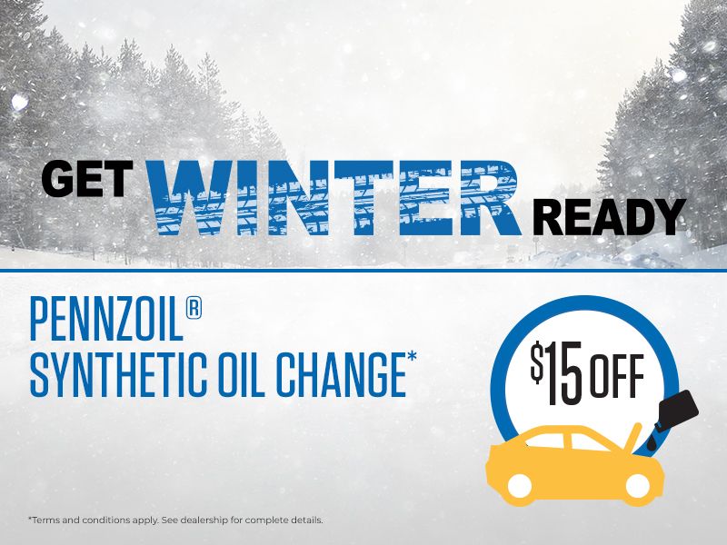 Save $15 Pennsoil Synthetic Oil Change*