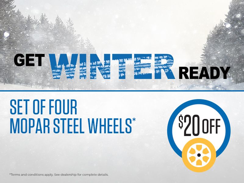 Save $20 Set of 4 MOPAR Steel Wheels*