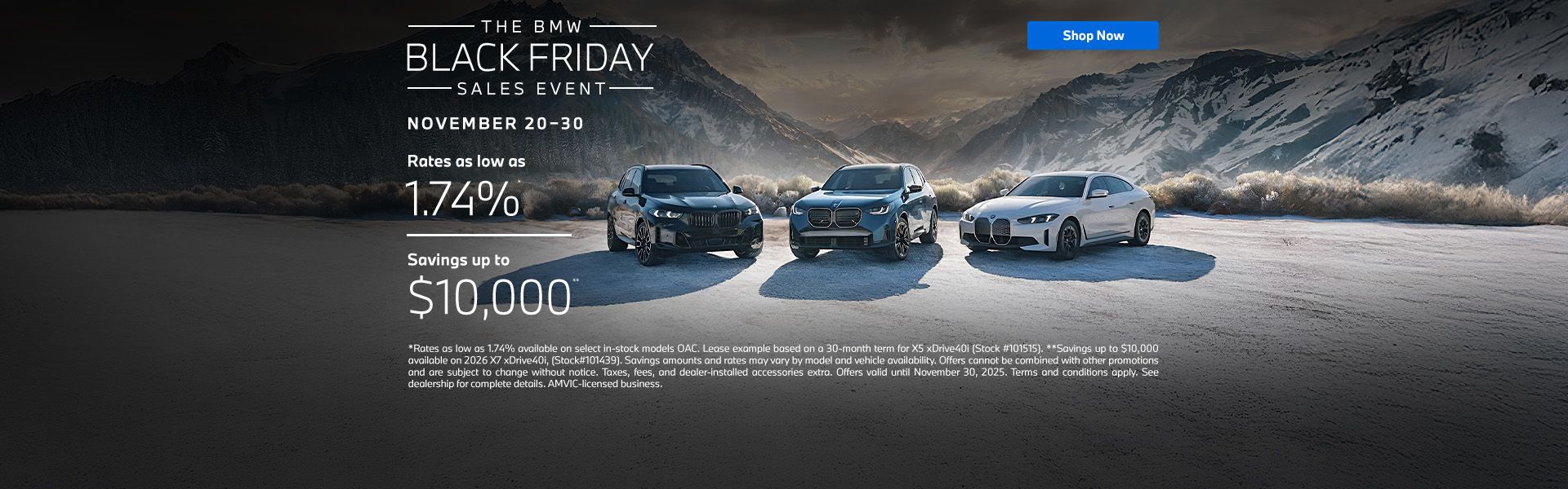 The BMW Black Friday Sales Event