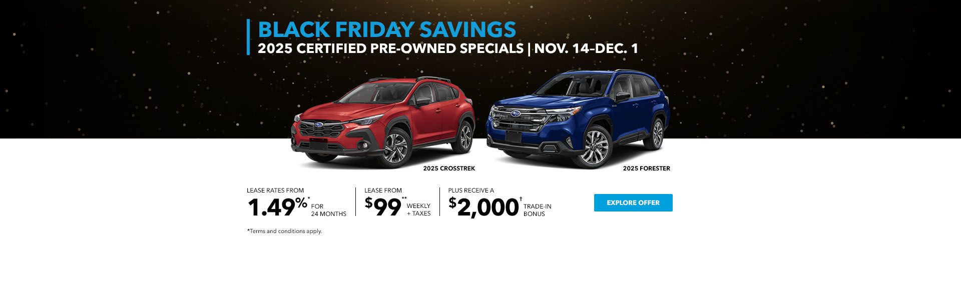 Black Friday Savings