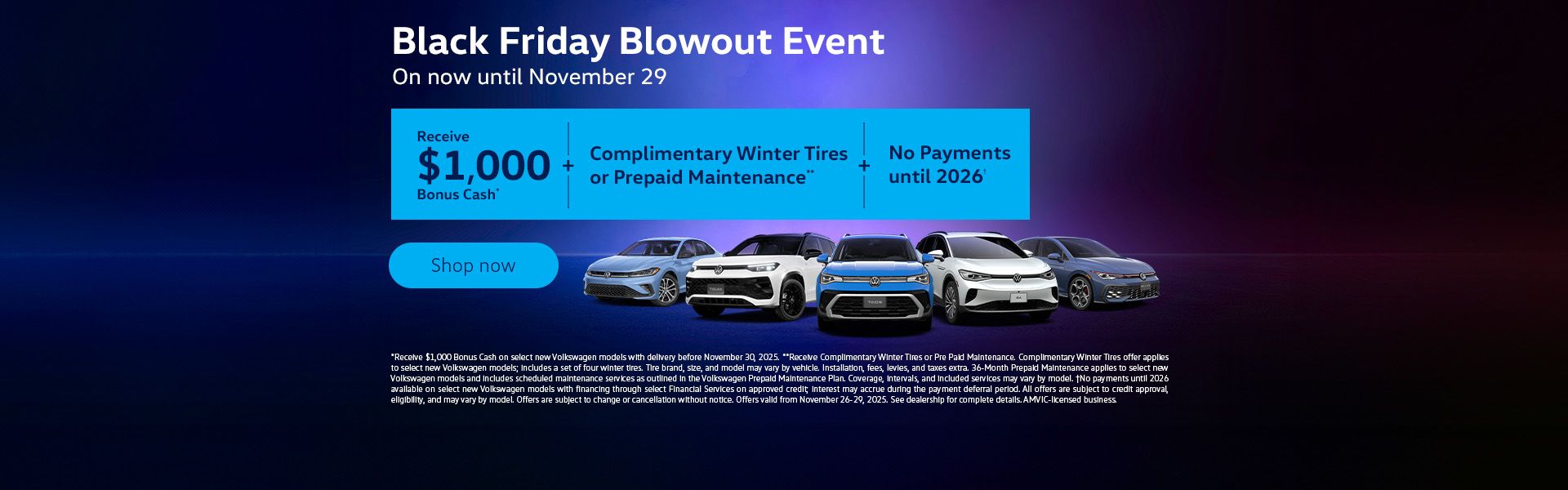 Black Friday Blowout Event