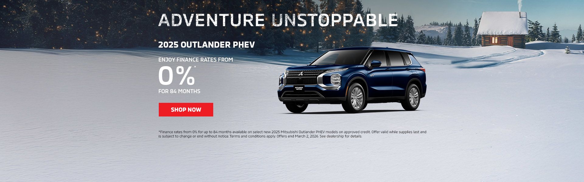 Adventure Unstoppable | 2025 Outlander PHEV
