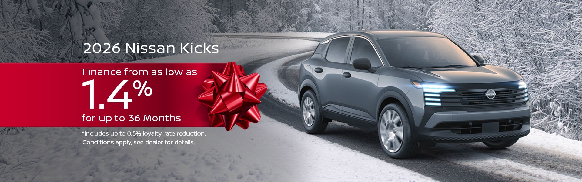 2026 Kicks - December Offer