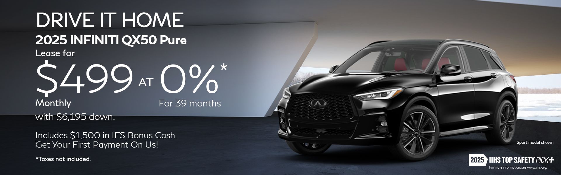 2025 QX50 - December Offers