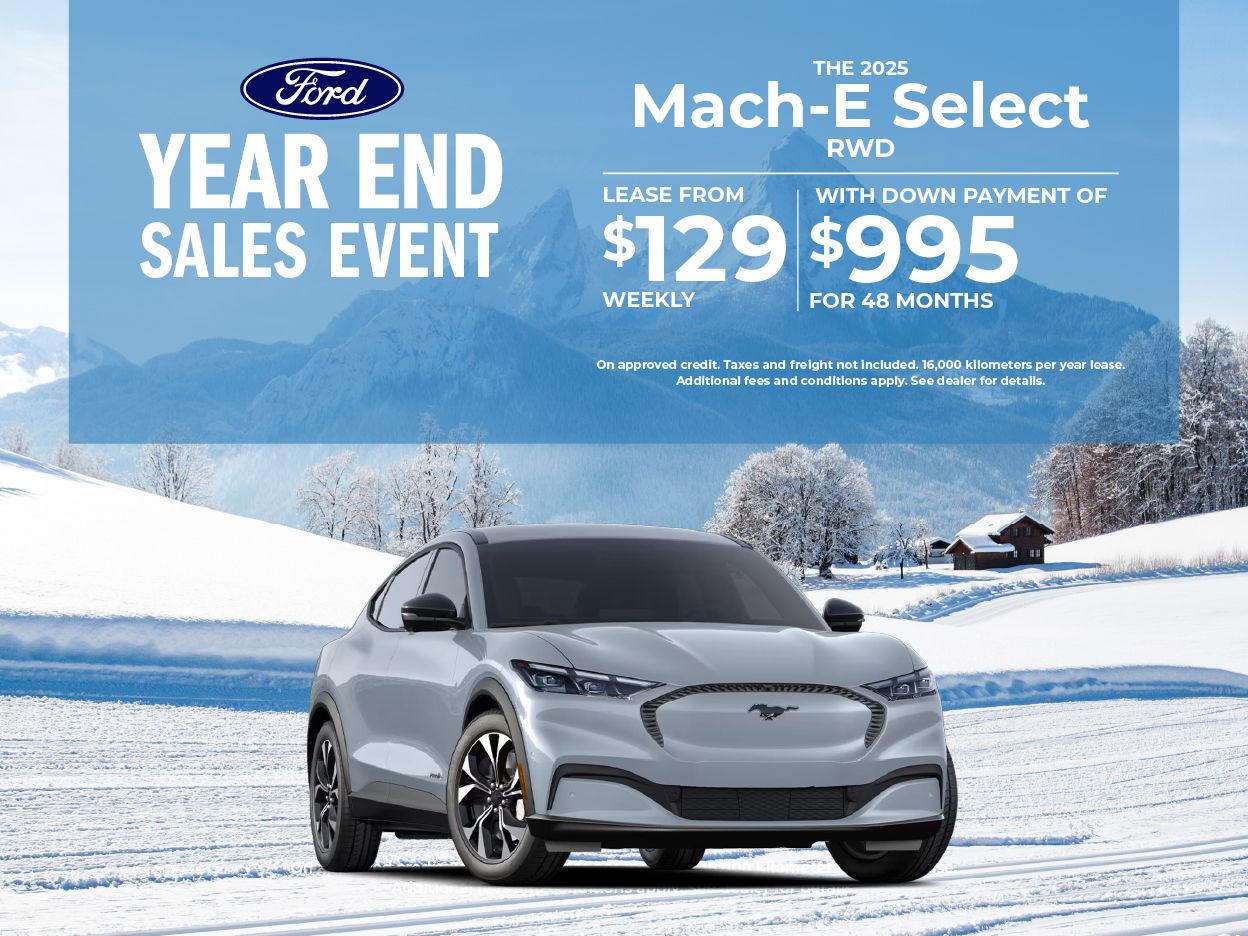 Get the 2025 Mach-E Select RWD!