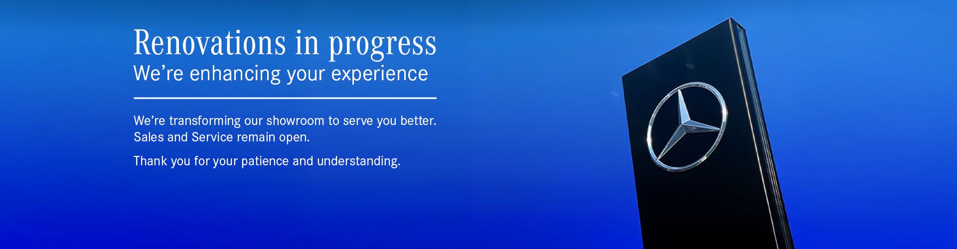 Renovations in progress