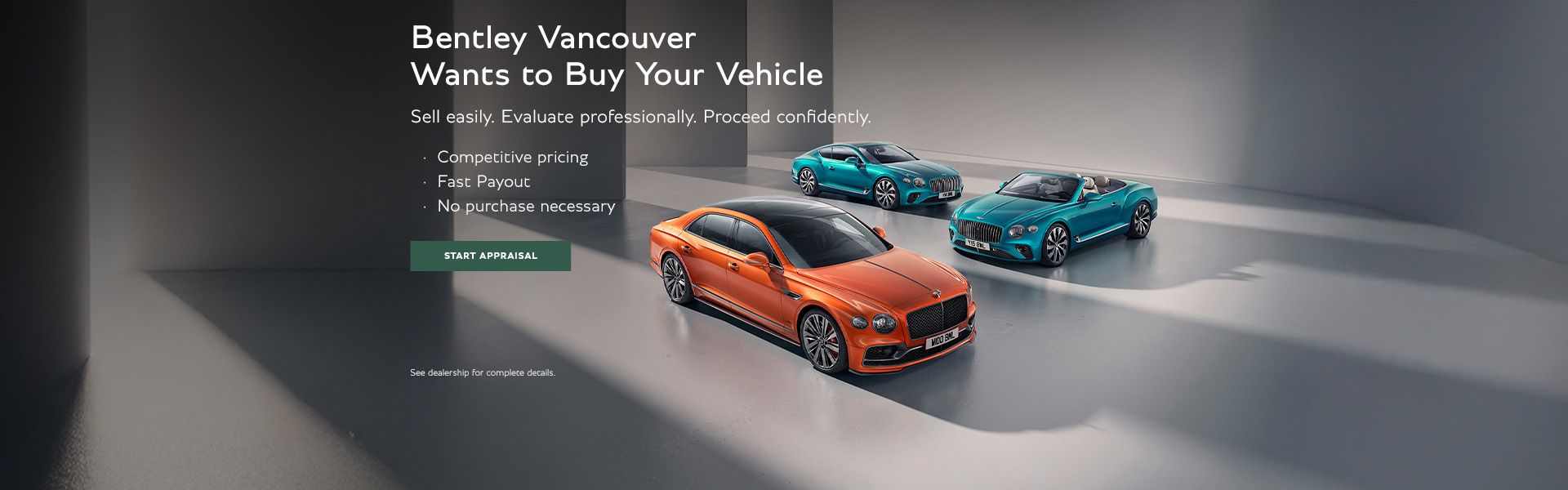 Bentley Vancouver Wants to Buy Your Vehicle