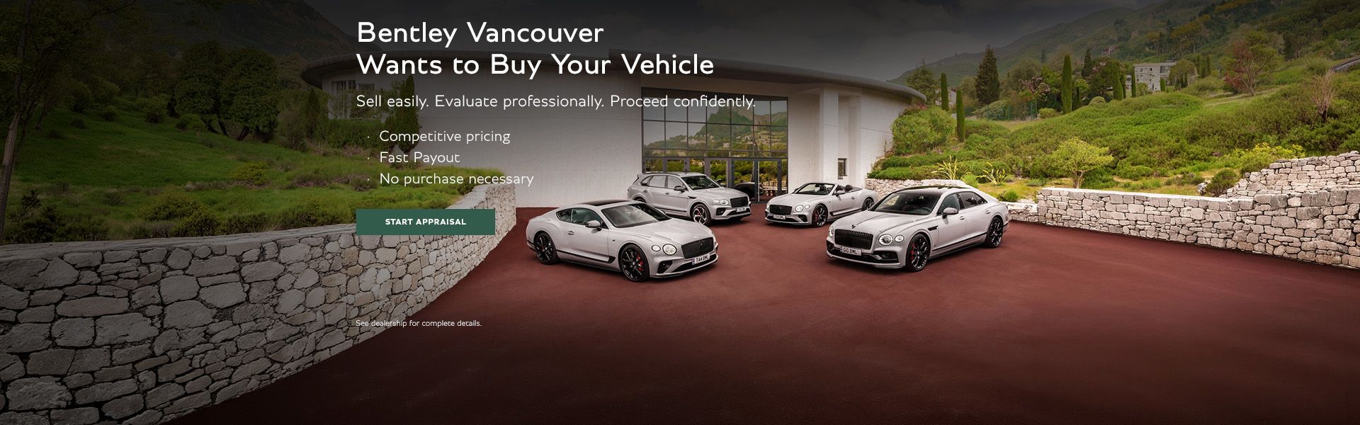 Bentley Vancouver Wants to Buy Your Vehicle