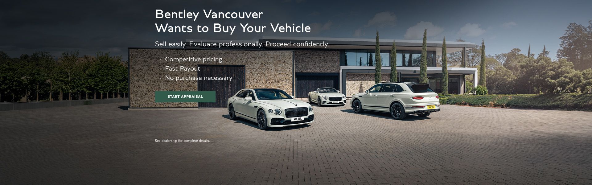 Bentley Vancouver Wants to Buy Your Vehicle