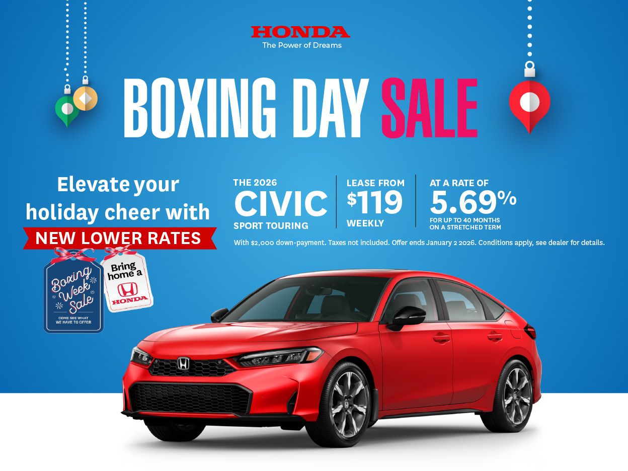 Boxing Week Sale - Lower Rates!