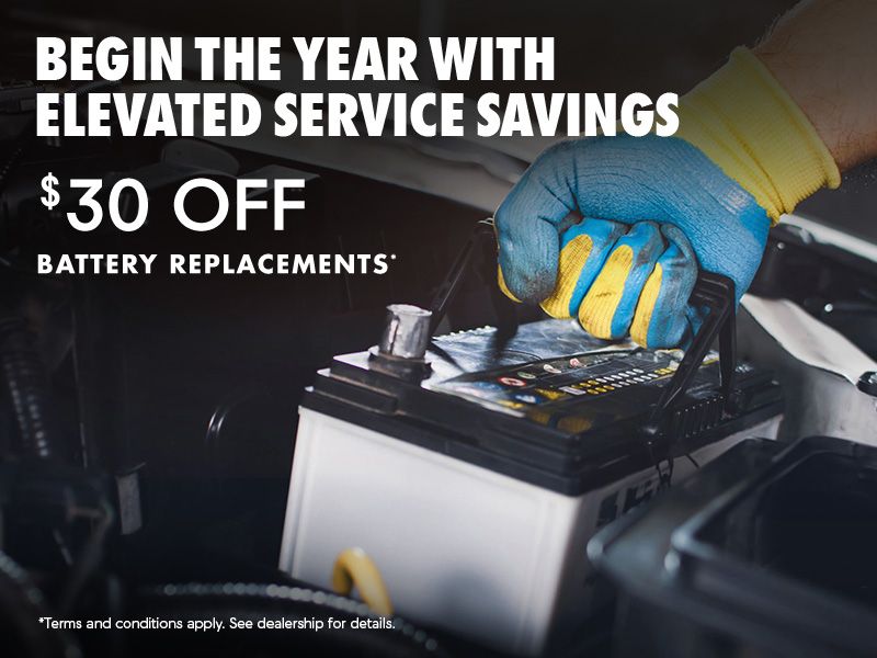 $30 Off Battery Replacements