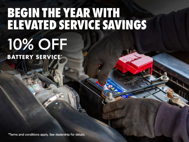 10% Off Battery Service