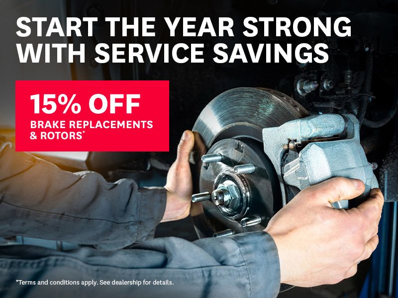 15% Off Brake Replacements & Rotors
