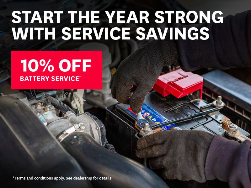10% Off Battery Service