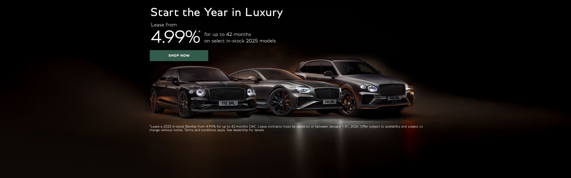 Start the Year in Luxury