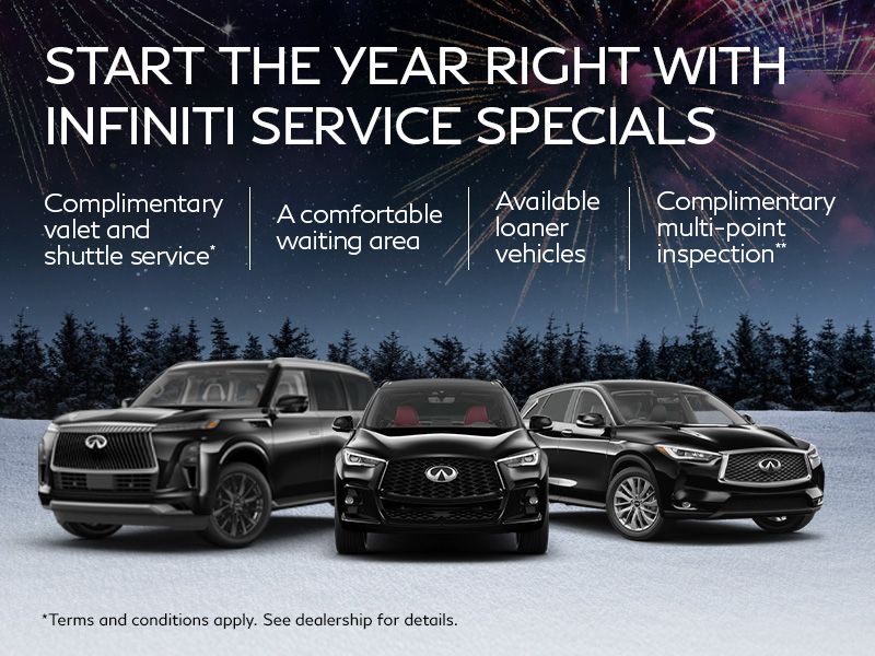 Start the Year Right with INFINITI Service Specials