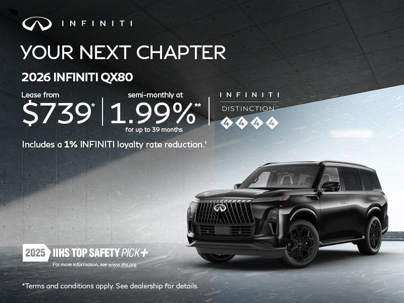 Your Next Chapter | 2026 INFINITI QX80