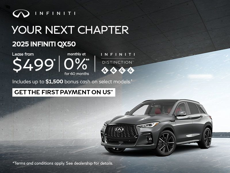 Your Next Chapter | 2025 INFINITI QX50
