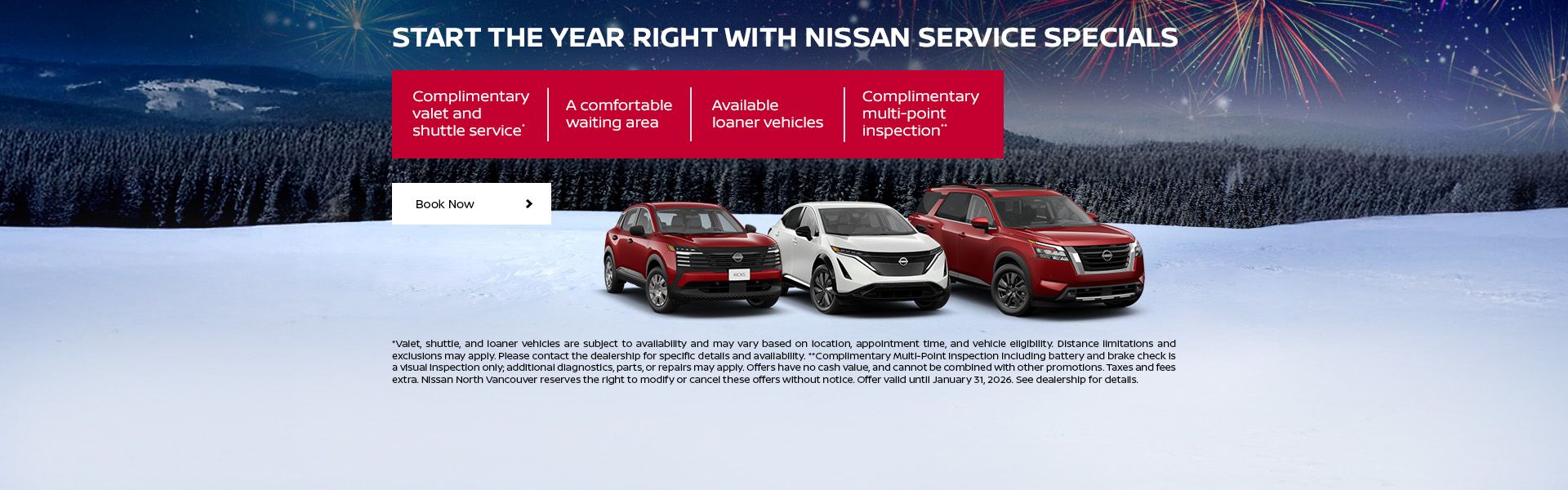 Start the Year Right with Nissan Service Specials