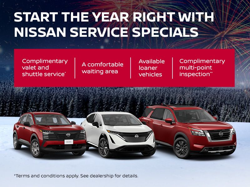 Start the Year Right with Nissan Service Specials