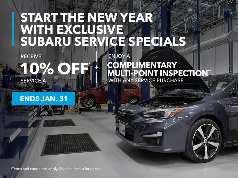 Start the Year Right with Subaru Service Savings (Copy)