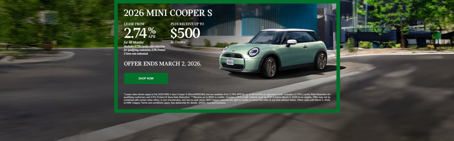 2026 MINI Cooper S