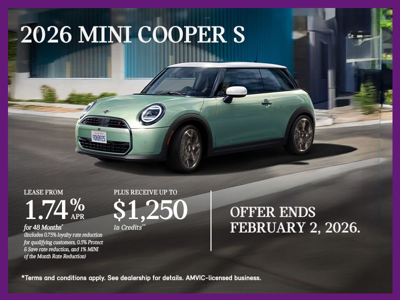 2026 MINI Cooper S