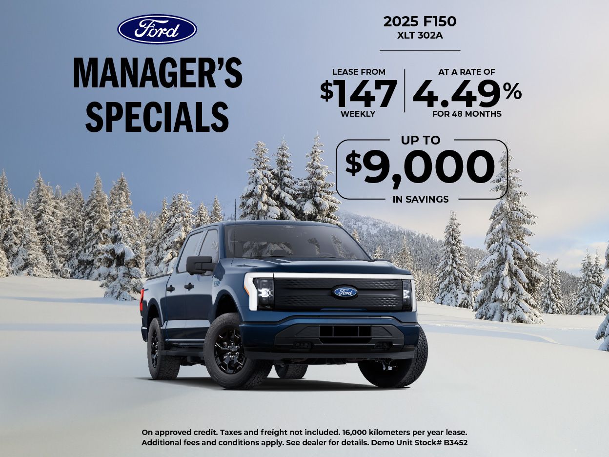 Manager's Special on the 2025 F150 XLT