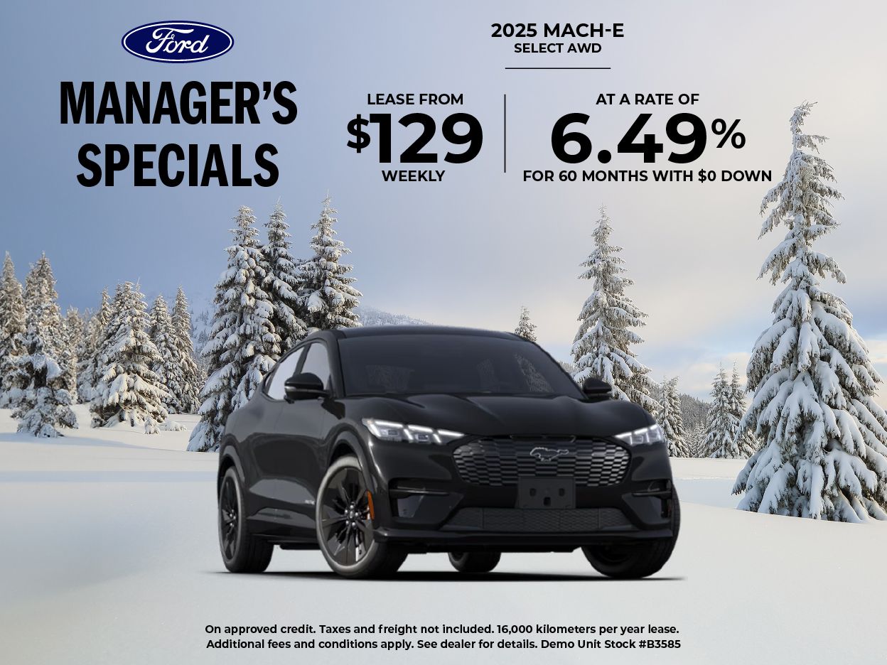 Manager's Special on the 2025 Mach-E Select