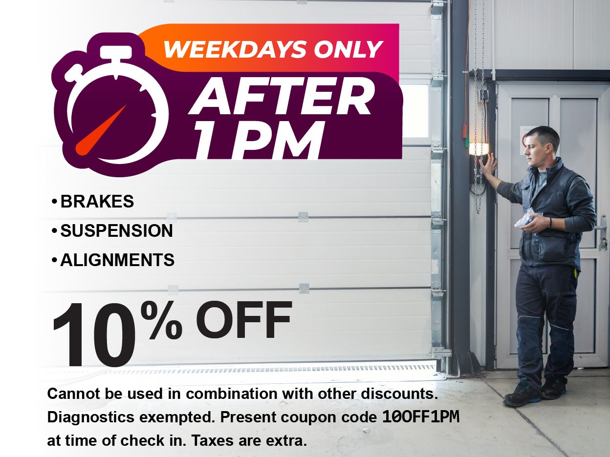 Afternoon Service Discount Special