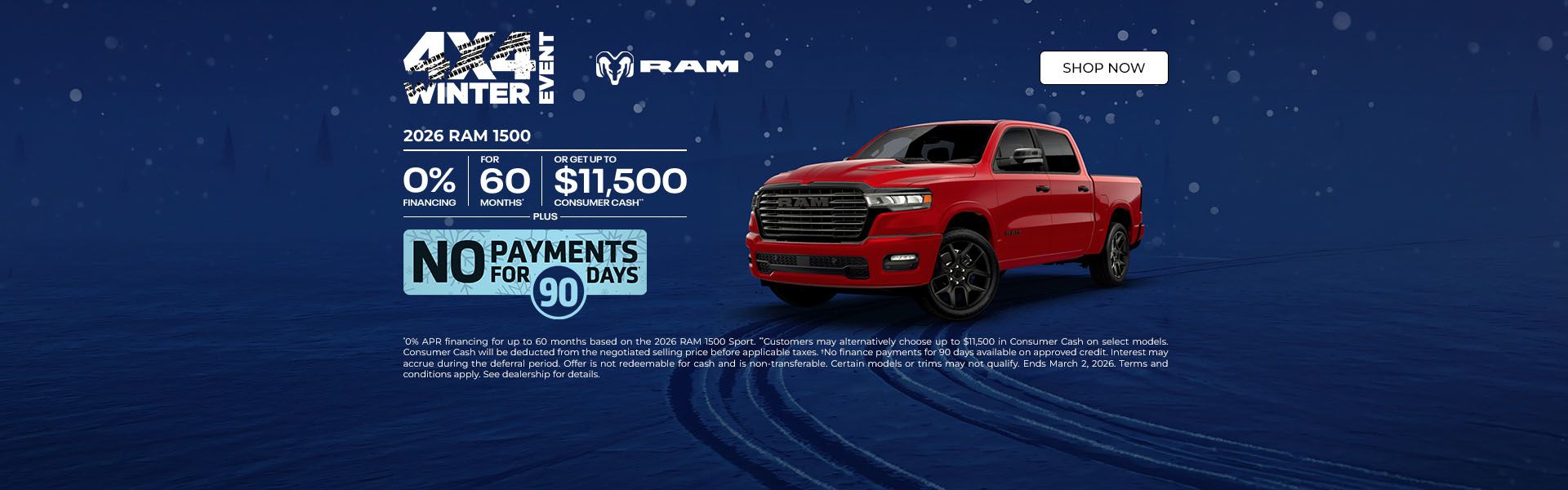 4X4 Winter Event | 2026 RAM 1500