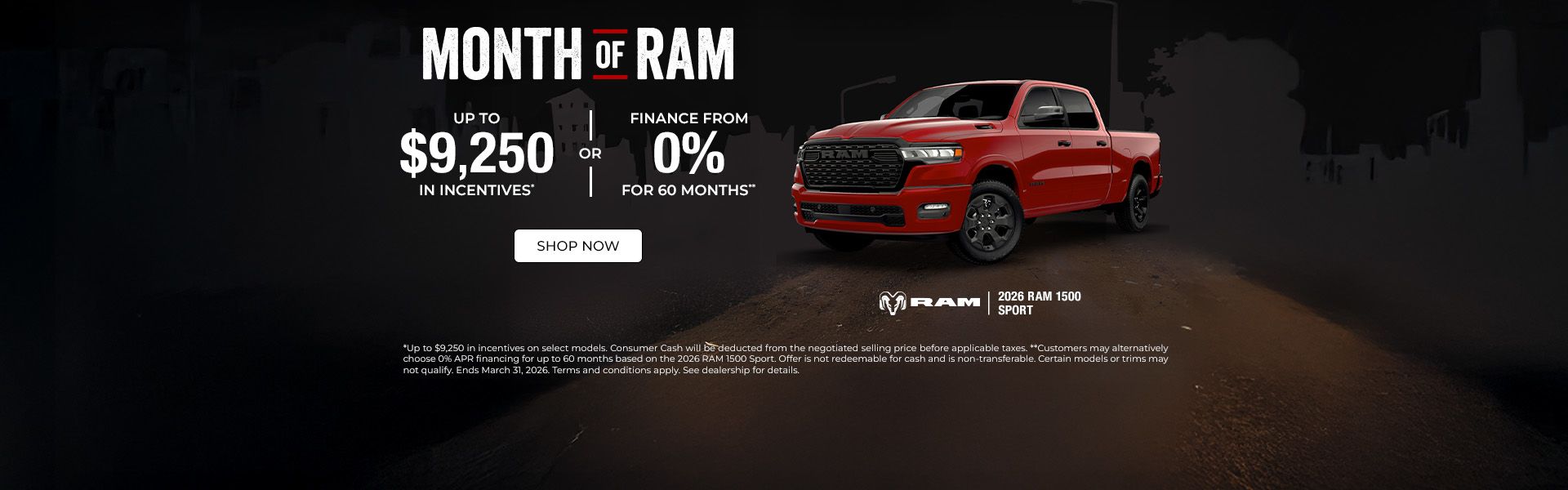 Month of RAM | 2026 RAM 1500 Sport