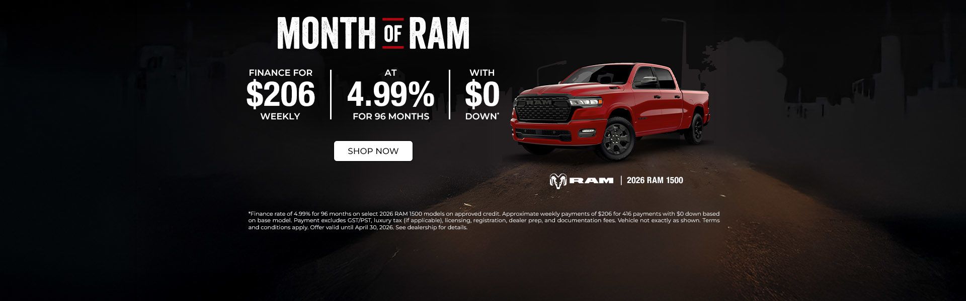 Month of RAM | 2026 RAM 1500